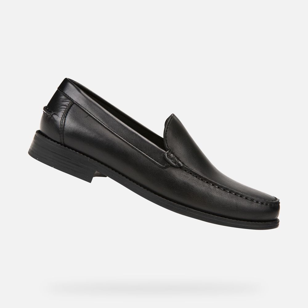 Geox Erkek Loafers Siyah - New Damon - UAJ-653019